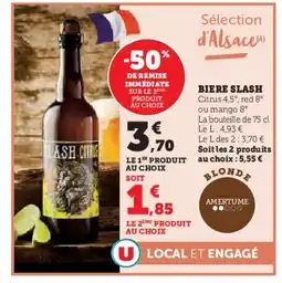 U Express SLASH Biere offre