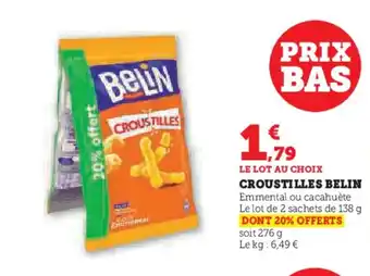 U Express BELIN Croustilles offre