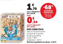 U Express VICO Pop corn offre