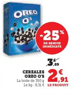 U Express OREO'S Cereales offre