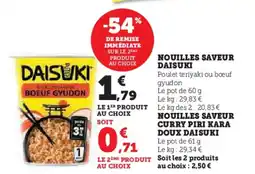 U Express DAISUKI Nouilles saveur offre