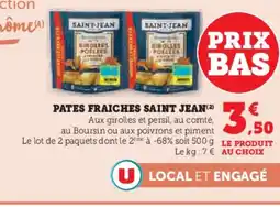 U Express SAINT JEAN Pates fraiches offre