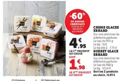 U Express ERHARD Creme glacee offre
