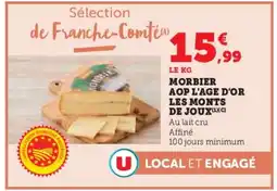 U Express Morbier aop l'age d'or les monts de joux offre