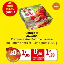 Coccimarket ANDROS Compote offre
