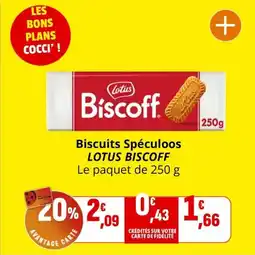 Coccimarket LOTUS Biscoff biscuits spéculoos offre