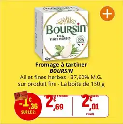 Coccimarket BOURSIN Fromage à tartiner offre