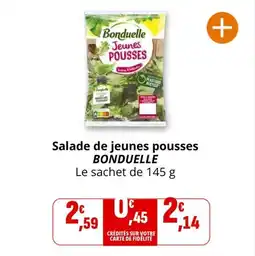 Coccimarket BONDUELLE Salade de jeunes pousses offre