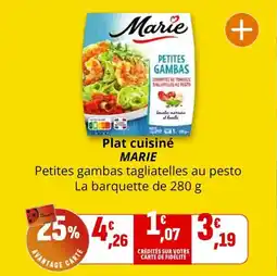 Coccimarket MARIE Plat cuisiné offre