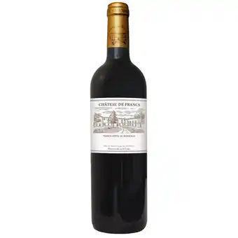 E.Leclerc Château de Francs, 2020 - Francs Côtes de Bordeaux AOP - Rouge - 75 cl - étiquette abîmée offre