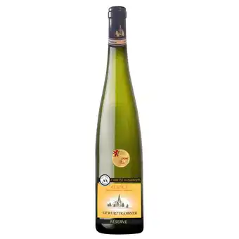E.Leclerc Cave de Hunawihr, 2022 - Alsace Gewurztraminer AOP - Blanc Demi-sec - 75 cl - étiquette abîmée offre