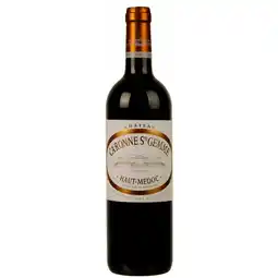 E.Leclerc Château Caronne Sainte Gemme, 2021 - Haut-Médoc AOP - Rouge - 75 cl - étiquette abîmée offre