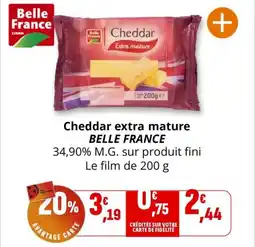 Coccimarket BELLE FRANCE Cheddar extra mature offre