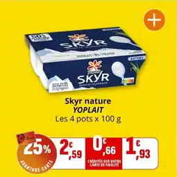 Coccimarket YOPLAIT Skyr nature offre