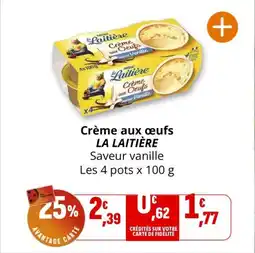 Coccimarket LA LAITIÈRE Crème aux œufs offre