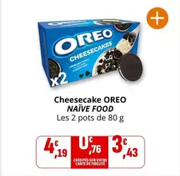 Coccimarket OREO Cheesecake naïve food offre