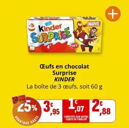 Coccimarket KINDER Œufs en chocolat Surprise offre