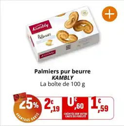 Coccimarket KAMBLY Palmiers pur beurre offre