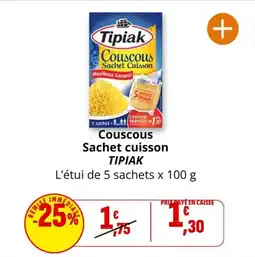 Coccimarket TIPIAK Couscous Sachet cuisson offre