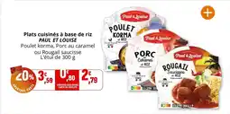 Coccimarket PAUL ET LOUISE Plats cuisinés à base de riz offre