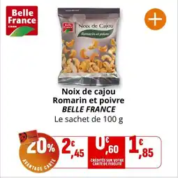 Coccimarket BELLE FRANCE Noix de cajou Romarin et poivre offre