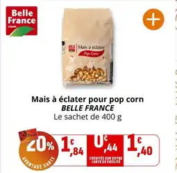 Coccimarket BELLE FRANCE Mais à éclater pour pop corn offre