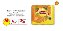 Coccimarket ICE TEA Boisson pétillante au thé offre