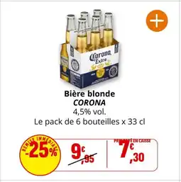 Coccimarket CORONA Bière blonde offre