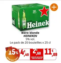 Coccimarket HEINEKEN Bière blonde offre