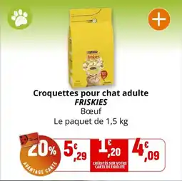 Coccimarket FRISKIES Croquettes pour chat adulte offre
