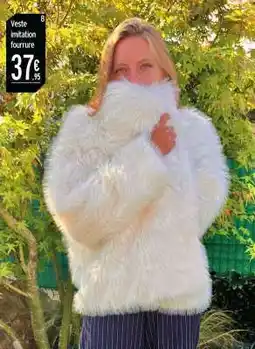 E.Leclerc Veste imitation fourrure offre