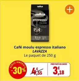 Coccinelle Express LAVAZZA Café moulu espresso italiano offre