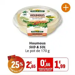 Coccinelle Express SUD & SOL Houmous offre