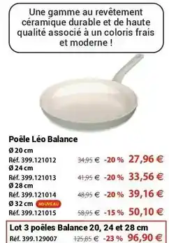 Mathon Durable - poêle léo balance offre