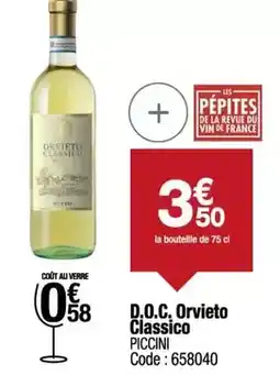 Promocash D.o.c. orvieto classico offre