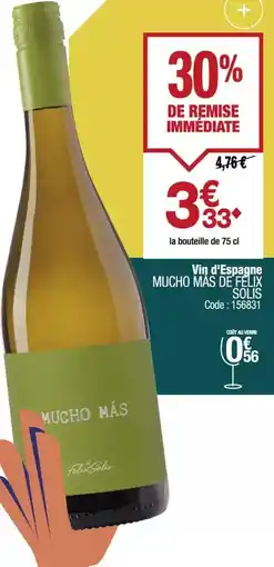 Promocash Felix - vin de esparrago mucho mas de souris, 150 ml offre