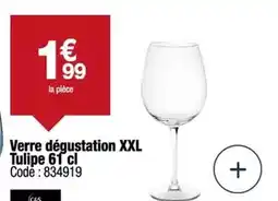 Promocash Verre dégustation xxl tulipe offre