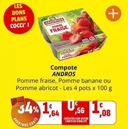 Coccinelle Supermarché Andros - compote offre