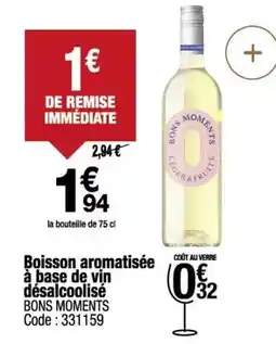Promocash Bons mayennais - boisson aromatisée à base de vin désalcoolisé offre