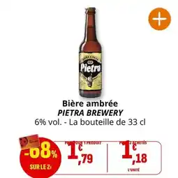 Coccinelle Supermarché Pietra - bière ambrée offre