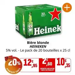 Coccinelle Supermarché Heineken - bière blonde offre