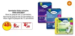 Coccinelle Supermarché Tena - serviette fuite urinaire offre