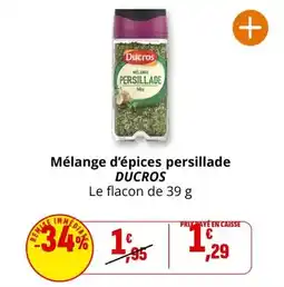 Coccinelle Supermarché DUCROS Mélange d'épices persillade offre