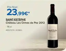 Costco Château les ormes de pez offre