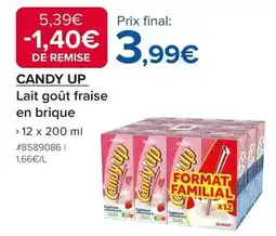 Costco Candy - lait goût fraise en brique offre