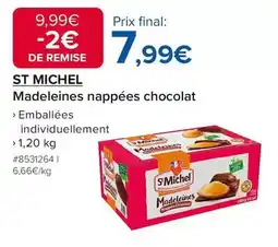 Costco St michel - madeleines napplees chocolat offre