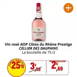 Coccinelle Express Côtes du rhône - vin rosé aop cotes du rhone prestige offre