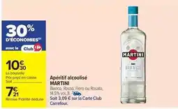 Carrefour Martini - aperitif alcoolisée offre