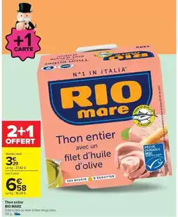 Carrefour Rio - thon entier offre