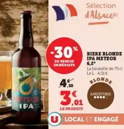 Hyper U Biere blonde ipa meteor 6,2° offre